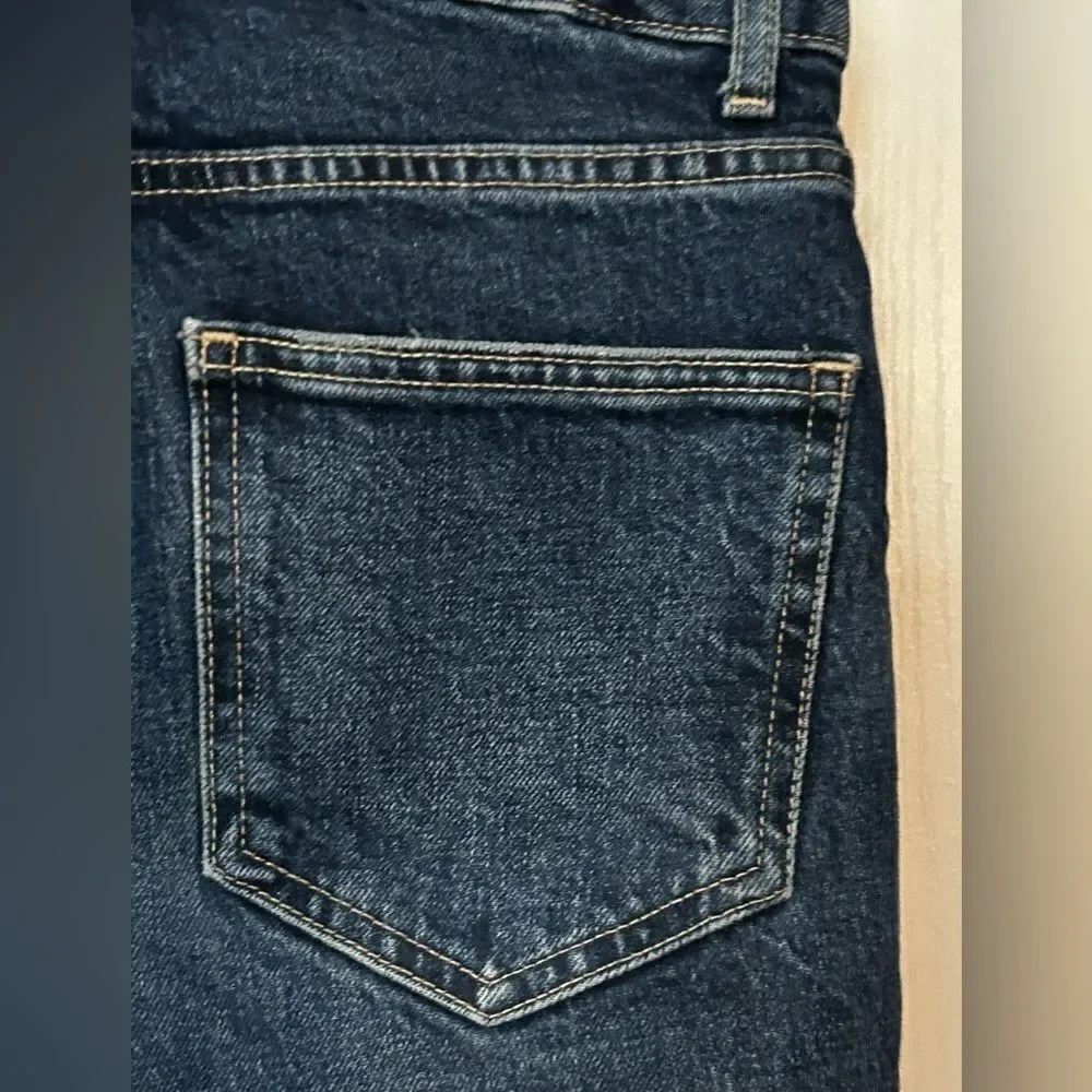 Zara high rise‎ ankle length jeans slim women’s US size 4 classic blue denim NWT